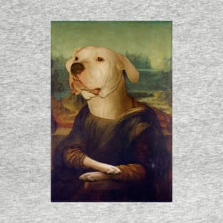 Mona Lisa Dogo Argentino T-Shirt